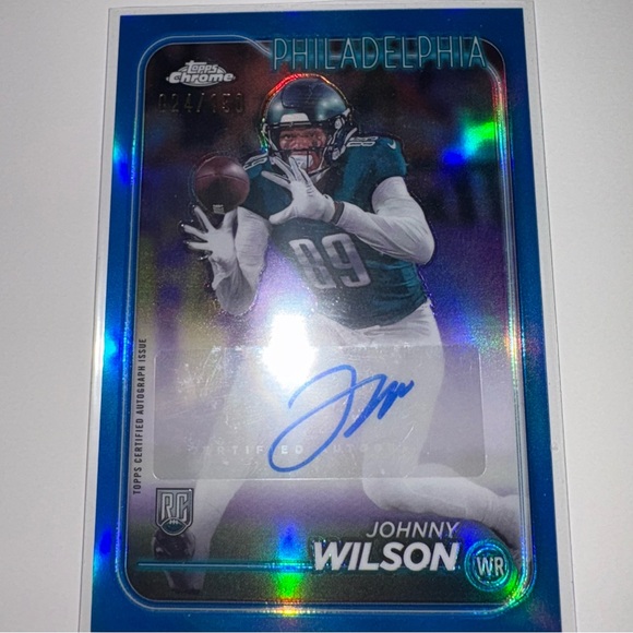 2024 Topps Chrome Johnny Wilson Auto /150 - Picture 1 of 2